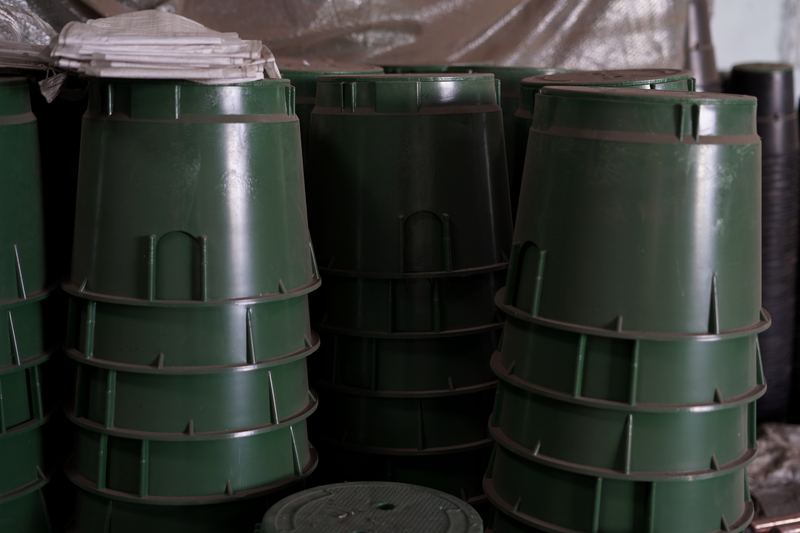 Stack of ACME FRP earth pit covers
